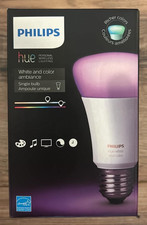 Philips Hue White Color Ambiance A19 Smart LED Single Bulb 464487