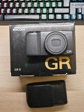 Ricoh GR II Black Compact Digital Camera 16MP Tested Excellent Condition