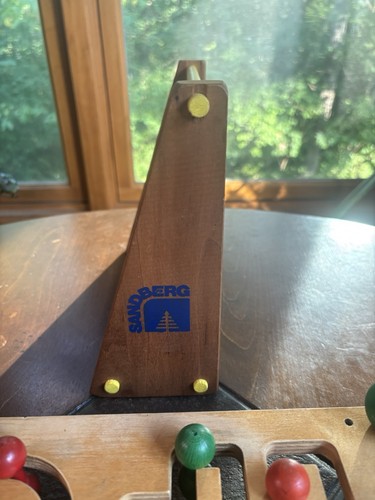 Vintage Pathfinder Wood Puzzle Maze Educational Toy & Sandberg Wood Abacus - Picture 6 of 8