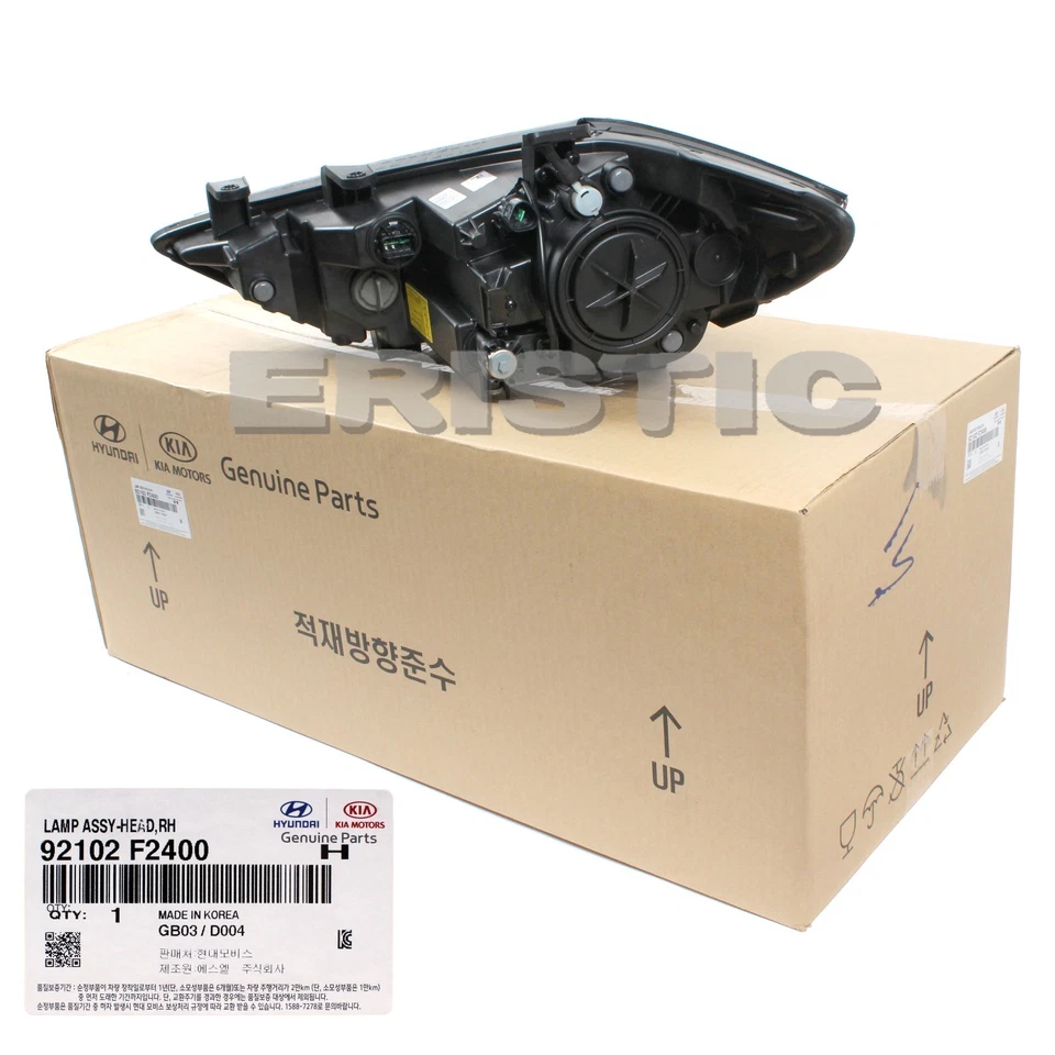 ПОДЛИННАЯ КСЕНОНОВАЯ ФАРА DRL СПРАВА для 2018 HYUNDAI ELANTRA SPORT SEDAN 92102F2400 - Изображение 4 из 4