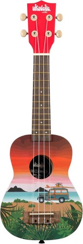 Kala Wood Ukadelic Surfari Soprano Ukulele - Picture 1 of 5
