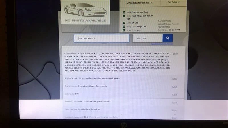 Engine ECM Electronic Control Module Right Hand Fender Fits 08 ASPEN 871551 Foto 3 de 4