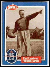 1988 Swell Greats #64 Earl Lambeau