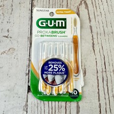 GUM Proxabrush Go-Betweens ULTRA Tight PLAQUE REMOVAL 10pk
