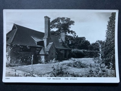 Die Atelierspitze Wiese Echtfoto Vintage Postkarte B58
