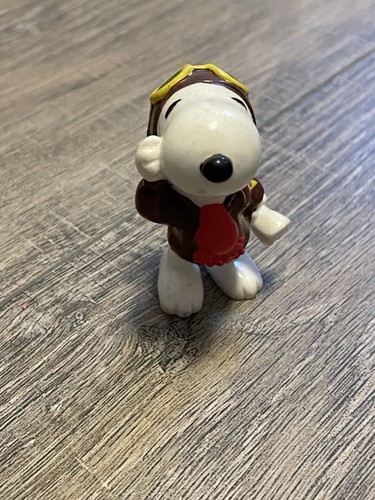 Vintage 1989 Applause Peanuts PVC Snoopy World War I Flying Ace Very Cute! - Bild 2 von 7
