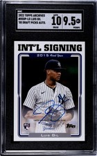 2022 Topps Archives Luis Gil Autograph SGC 9.5 w/10 AUTO RC