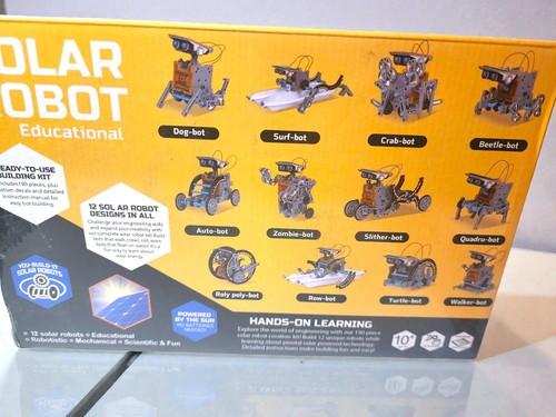 NEW 12-in-1 Solar Robot STEM Kit Educational Science Building Toy Christmas Gift - Picture 4 of 8