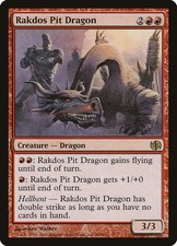 Rakdos Pit Dragon [Duel Decks: Jace vs. Chandra] Moderately Played