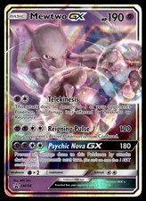 Mewtwo GX Promo SM Promos SM196 LP Pokémon TCG