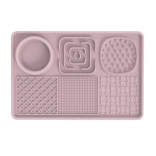 Pet Licking Mat Non-Slip Placemat Anti-Slip Design Encourages Slow Eating - Bild 12 von 17