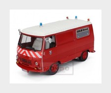 1:43 EDICOLA Peugeot J7 Van Fire Engine 1969 Red White G113Z049 Model