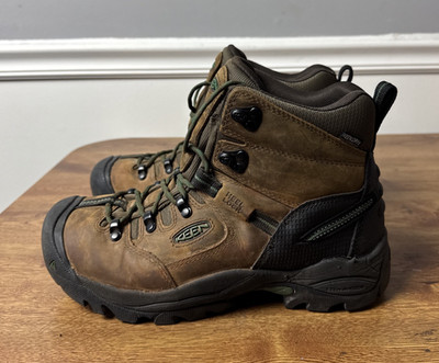 Keen Utility Men's Pittsburgh Energy Waterproof Work Hikers Brown Size 8D