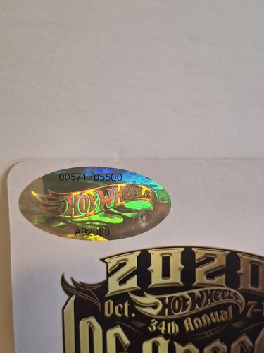 Hot Wheels 2020 Los Angeles Collectors Convention 55 Chevy Bel Air Gasser Dutch - Picture 5 of 6