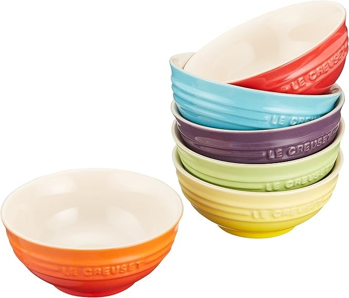 LE CREUSET Light Rainbow 5枚セット　新品　23cm Le Creuset Flower Plates Light Rainbow 23cm 【 Set of 5 】 | eBay