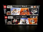Lego Star Wars Set #66534 & #66533 3 in 1 sets 2015 New Factory Sealed