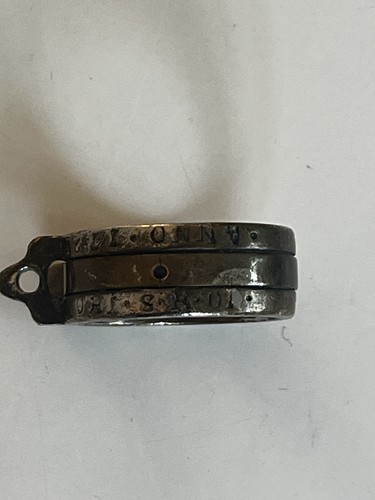 ANCIENNE BAGUE ANNEAU DE PAYSAN CADRAN ANNULAIRE H S THON 1721 - Picture 3 of 12