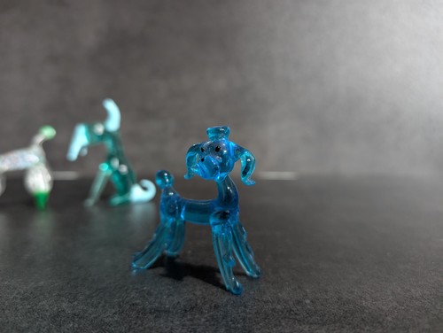 Murano Style Glass Dog Figures Bundle - Picture 16 of 16