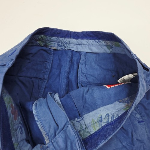 Tommy Bahama Blue Pleated Pants Men's Casual Dress Trousers Size 32x32 Vintage - Picture 5 of 13