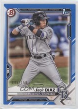 2021 Bowman Prospects Blue Border 99/150 Eddy Diaz #BP-33 0c6