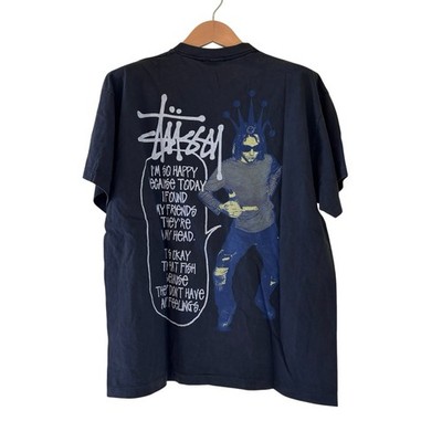 Vintage Stussy Nirvana Grunge Is Not Dead Shirt XL REPRINT