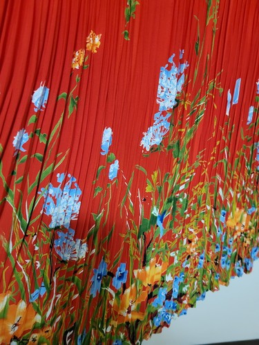 Vintage Signature By Jerell Skirt Mini Pleated Floral Size M Multicolored  - Picture 5 of 8