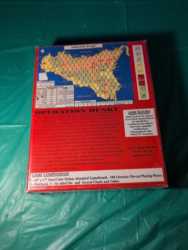 Steve Bohn Games 1996 - Operation Husky game - Campaign for Sicily (SEALED) RARE - Picture 2 of 5