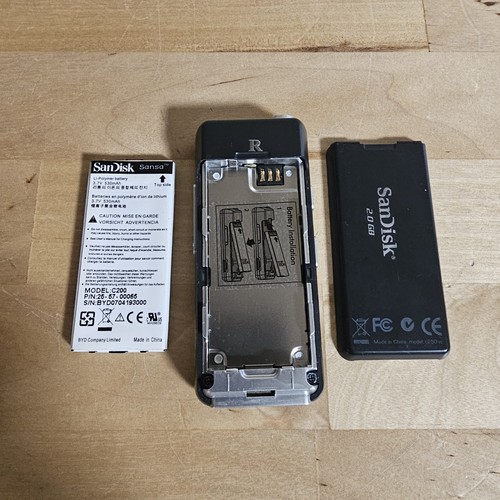 Reproductor MP3 SanDisk Sansa Black C250 V2 (2 GB) leer descripción - Imagen 9 de 14