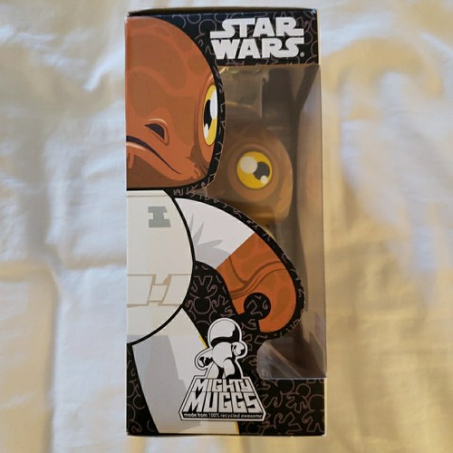 Figura de juguete exclusiva Star Wars Mighty Muggs Almirante Ackbar PX vistas previas Disney - Imagen 4 de 6