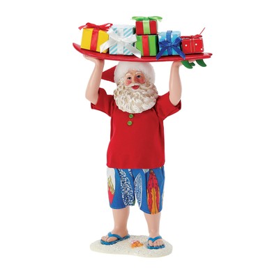 Department 56 Possible Dreams Santa by The Sea in a Pinch Figurine, 14 Inch, ...