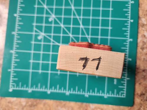 Vintage PSX Rubber Stamp. Botanical Letter "L" Comb ship B10 - Picture 4 of 6