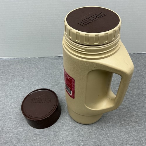 Thermos 24 Oz Beige Container The Unbreakables Tan Insulated #4415 USA - Picture 4 of 7
