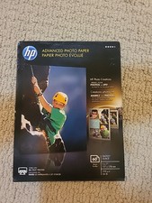 Hp Advanced Photo Paper 56 lbs. Glossy 5 x 7 60 Sheets/Pack Q8690A