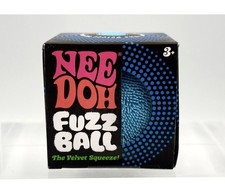 Schylling NEEDOH Fuzzball Blue Edition Authentic Factory Sealed Velvet Squeeze