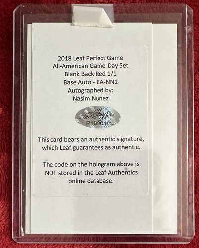 Nasim Nunez Rookie Card Lot - 1/1 - 1/3 - 3/5 - 5/15 - 11/12 - 9/35 - 21/30 - Picture 5 of 17