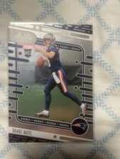 2024 Panini Absolute Drake Maye Base Rookie # 103 RC. New England Patriots.