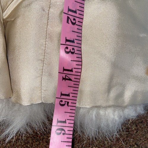 Vintage Fox Fur Shawl 49x15”. Natural Colors Matched Pelts Hand Stitched * #grc - Picture 20 of 22