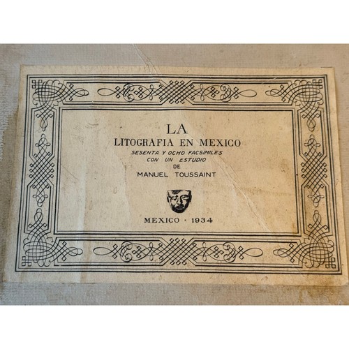 1934 La Litografia En Mexico En El Siglo XIX 68 Facsimiles Manuel Toussaint RARE - Picture 13 of 15