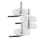 4 Stück elektrischer Ventilator, Standventilator, Basisschraube, Ständer,