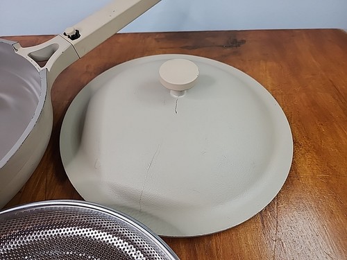 Our Place Always Pan 10.5" Ceramic Nonstick Skillet w/Steamer Basket Beige - Imagen 5 de 12