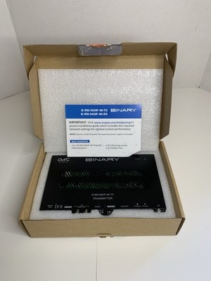 BINARY 900 Series 4K Media over IP Transmitter:  B-900-MOIP-4K-TX New Open Box