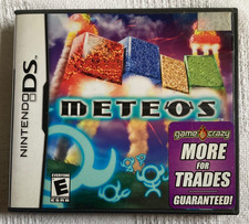 NINTENDO DS METEOS CASE AND MANUAL 2005 NO GAME