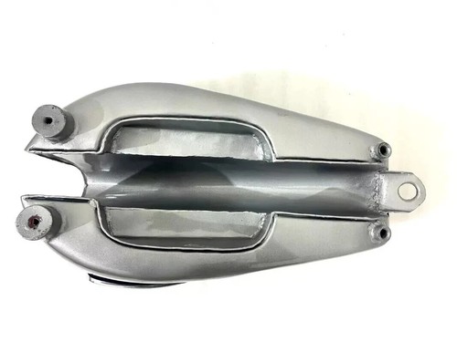Triumph T120 Gas Petrol Fuel Tank Alloy Cherry & Silver Paint Complete |Fit For - Picture 5 of 6