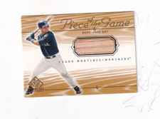 2000 EDGAR MARTINEZ UPPER DECK PIECE OF THE GAME GU BAT RELIC SEATTLE MARINERS