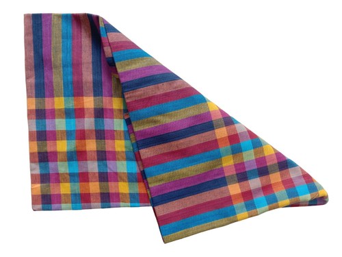 Thailand Loincloth "Pha Kao Ma" Cotton Fabric Textile Hand Craft & Hand Woven - Picture 5 of 18