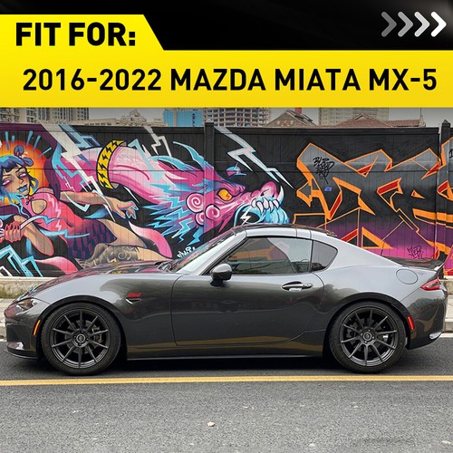 4X Front Rear Smoked Side Marker Light Housing For 2016-2022 Mazda Miata MX-5 - Picture 10 of 10