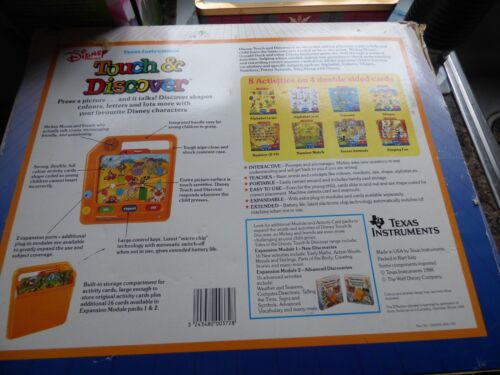 Texas Instruments Touch & Discover The Disney Friends & Expansion Pack 1988 - Picture 2 of 3