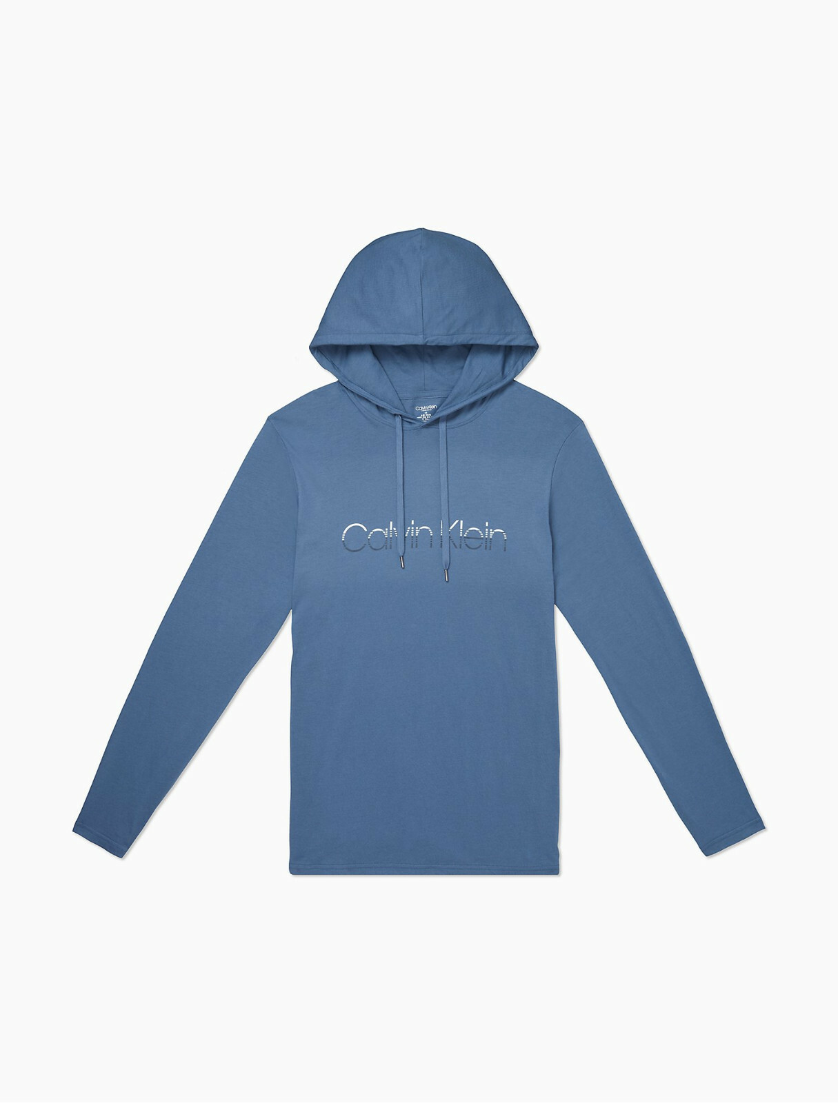 Пижама Calvin Klein Унисекс с выцветающим логотипом пуловер с капюшоном Винтажный цвет Индиго S 6190₽