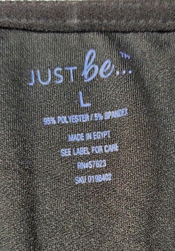 Just Be Ladies Crepe Puff Sleeve Shirt Various Size and Colors NWT - Picture 3 of 18