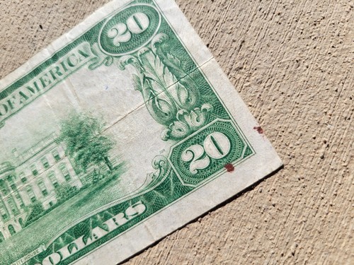 1934 ~ FEDERAL RESERVE BANK NOTE ~ TWENTY DOLLAR ~ L09885620A ~ SAN FRANCISCO - Picture 4 of 10